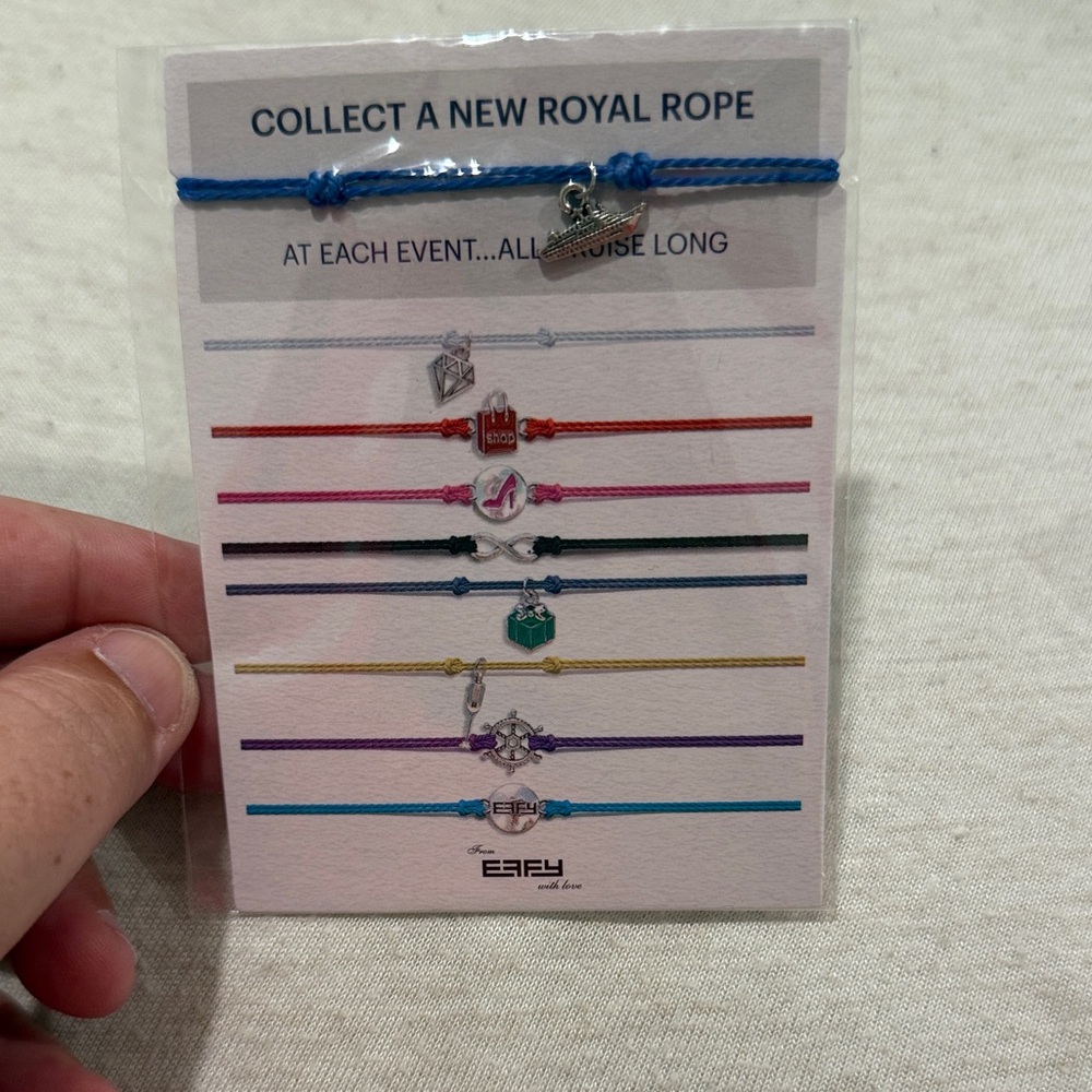 Blue Boat Rope Bracelet